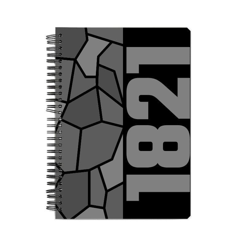 1821 Year Notebook (Black)