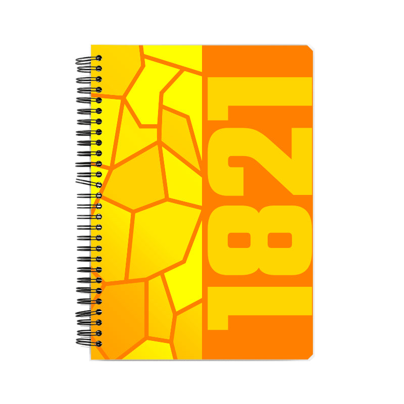 1821 Year Notebook (Orange)