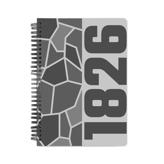 1826 Year Notebook (Melange Grey)