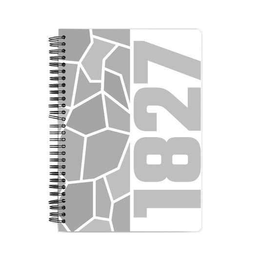 1827 Year Notebook (White)