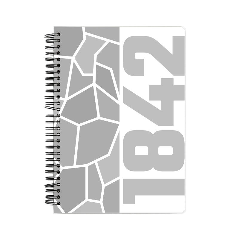 1842 Year Notebook (White)