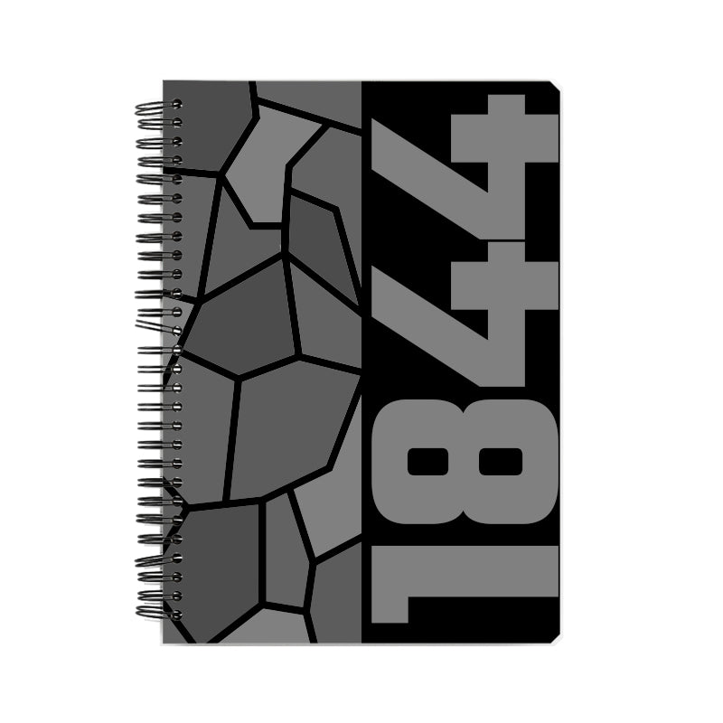 1844 Year Notebook (Black)