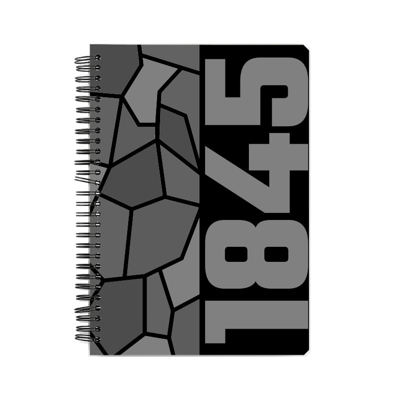 1845 Year Notebook (Black)