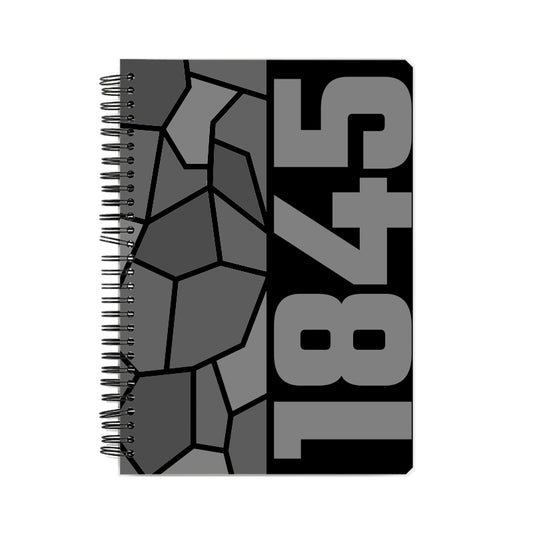 1845 Year Notebook (Black)