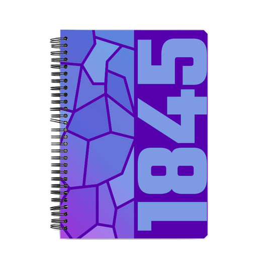 1845 Year Notebook (Purple)