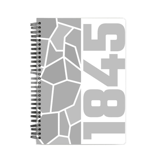 1845 Year Notebook (White)