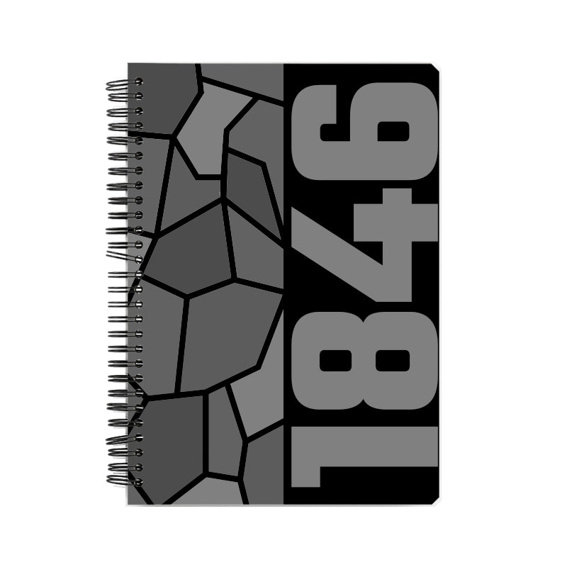 1846 Year Notebook (Black)