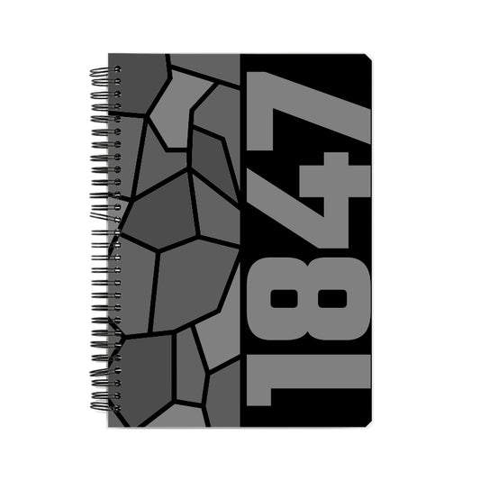 1847 Year Notebook (Black)