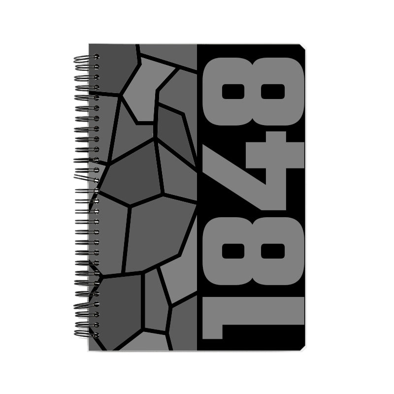 1848 Year Notebook (Black)