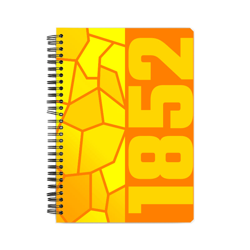 1852 Year Notebook (Orange)