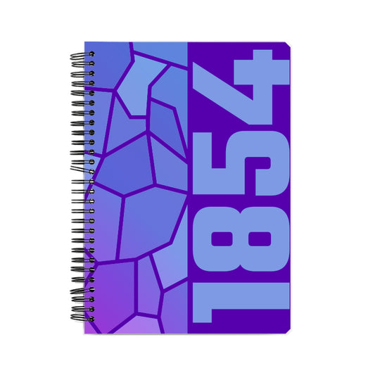 1854 Year Notebook (Purple)