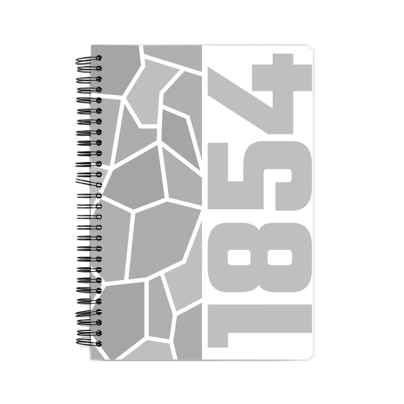 1854 Year Notebook (White)