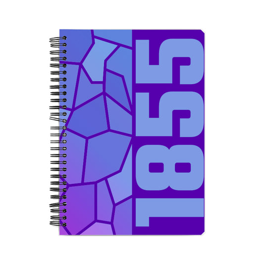 1855 Year Notebook (Purple)