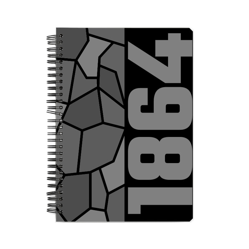 1864 Year Notebook (Black)