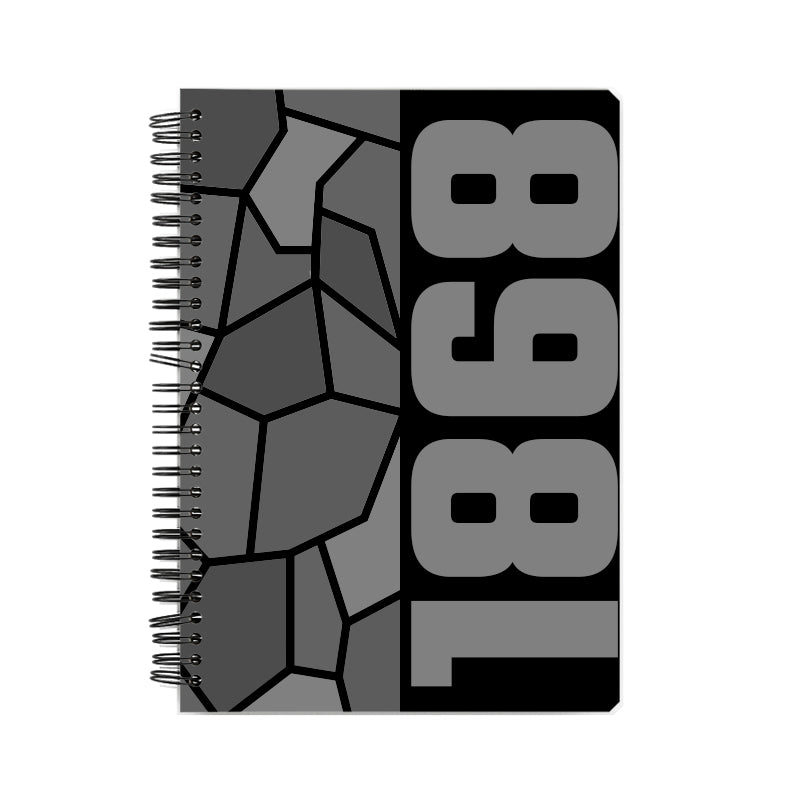 1868 Year Notebook (Black)