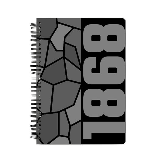 1868 Year Notebook (Black)