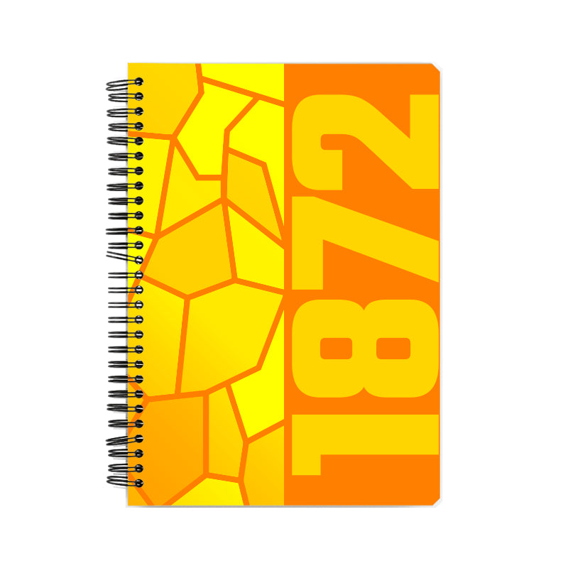 1872 Year Notebook (Orange)