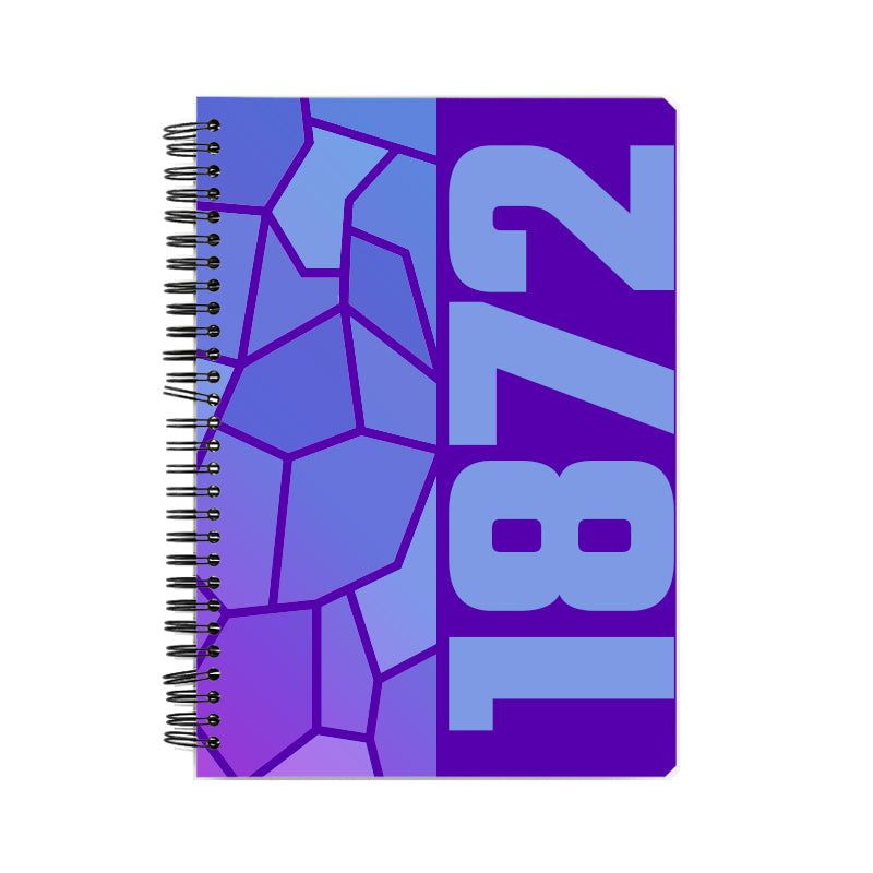 1872 Year Notebook (Purple)