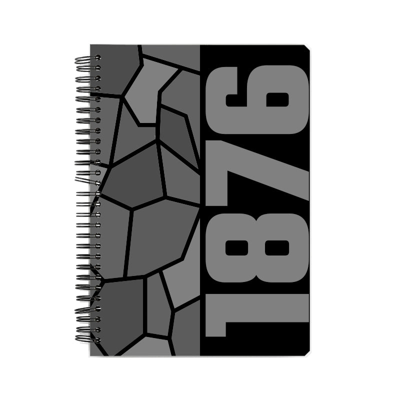 1876 Year Notebook (Black)