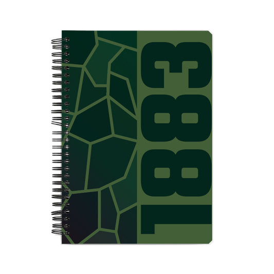 1883 Year Notebook (Olive Green)