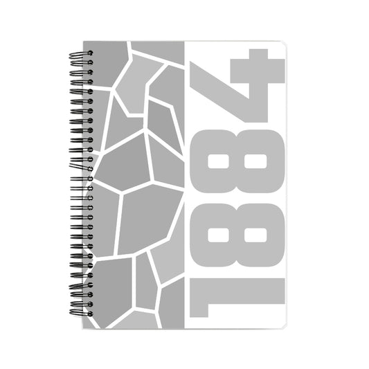 1884 Year Notebook (White)