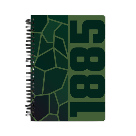 1885 Year Notebook (Olive Green)