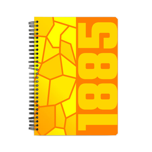 1885 Year Notebook (Orange)