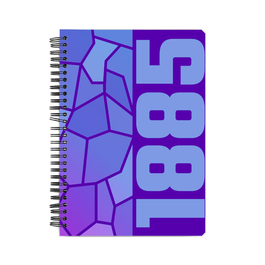 1885 Year Notebook (Purple)