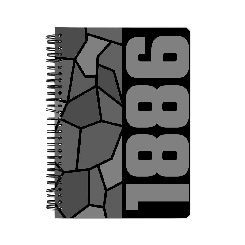 1886 Year Notebook (Black)