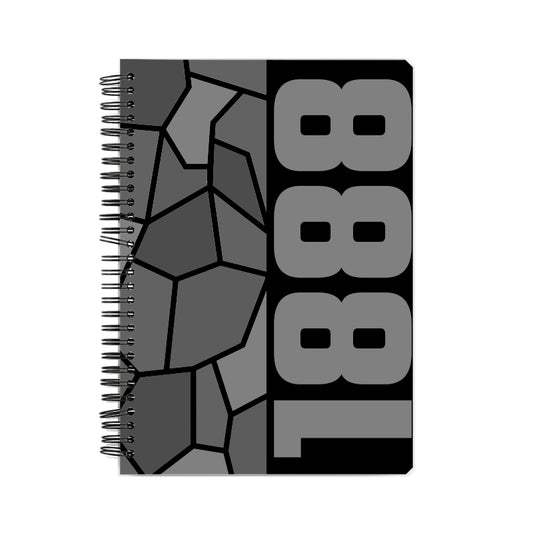 1888 Year Notebook (Black)