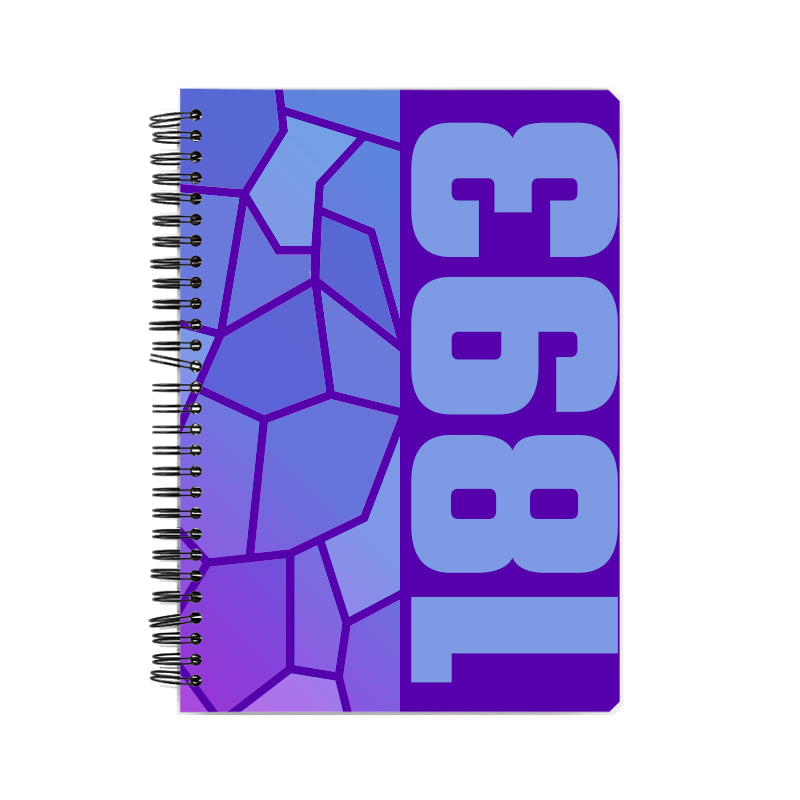 1893 Year Notebook (Purple)