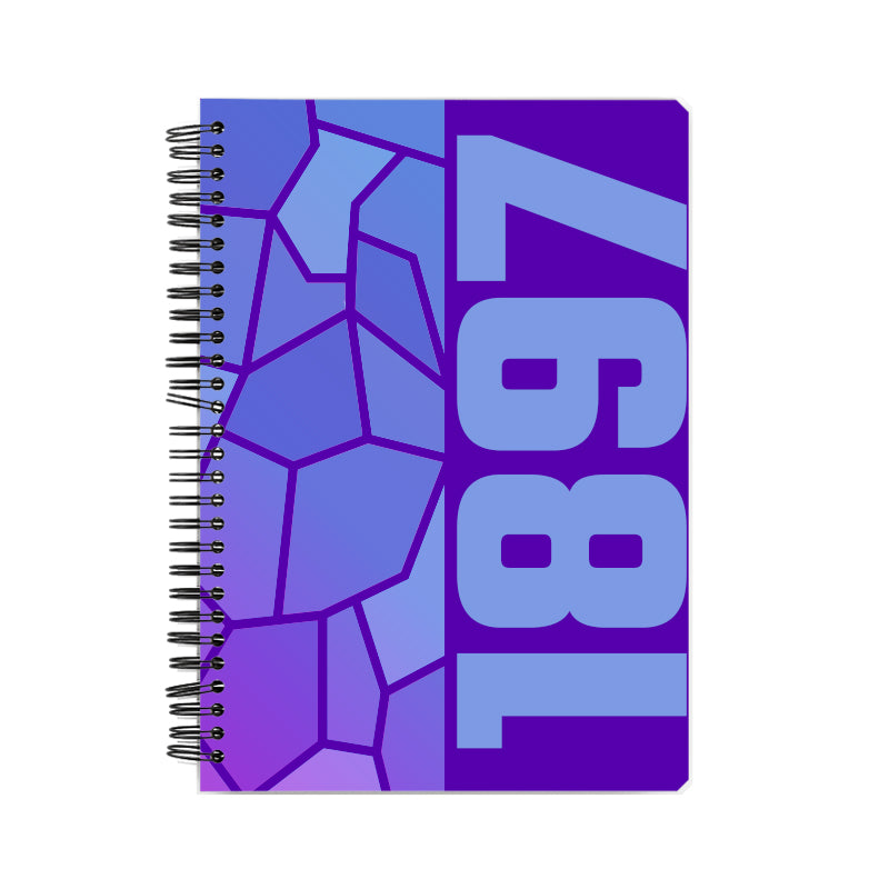 1897 Year Notebook (Purple)