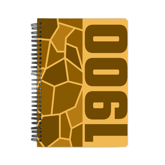 1900 Year Notebook (Golden Yellow)