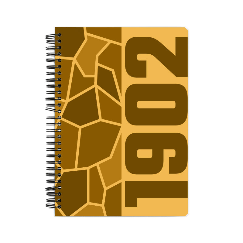 1902 Year Notebook (Golden Yellow)