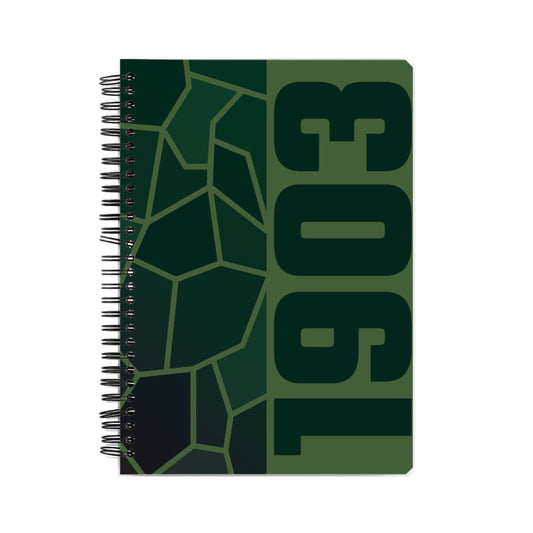 1903 Year Notebook (Olive Green)