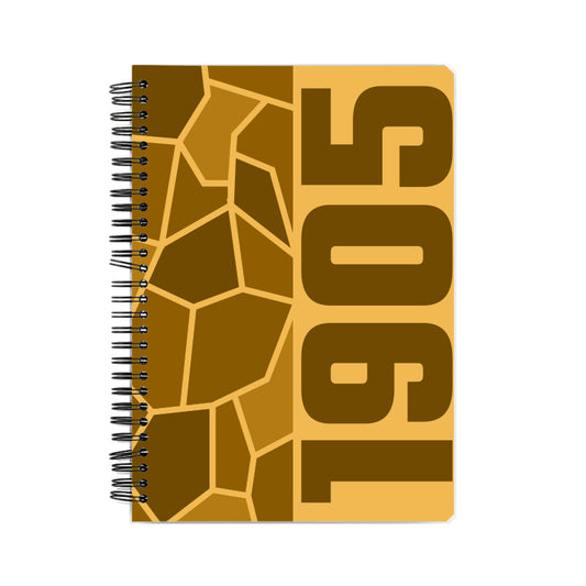 1905 Year Notebook (Golden Yellow)