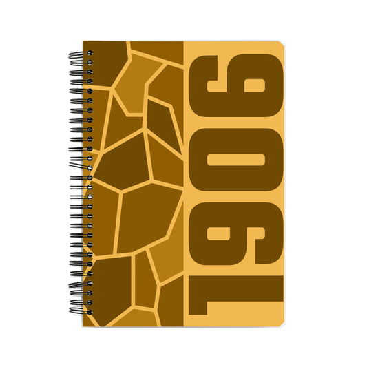 1906 Year Notebook (Golden Yellow)