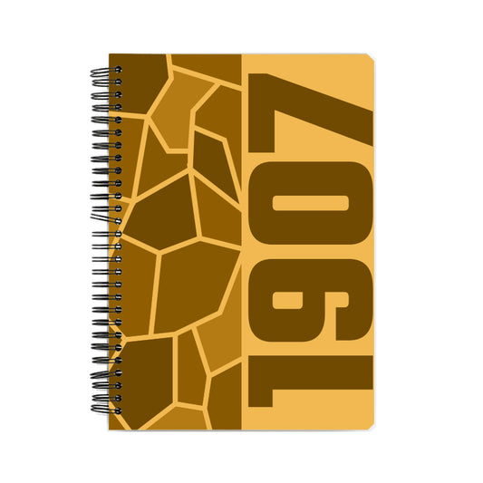 1907 Year Notebook (Golden Yellow)