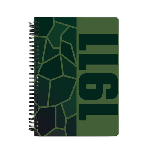 1911 Year Notebook (Olive Green)