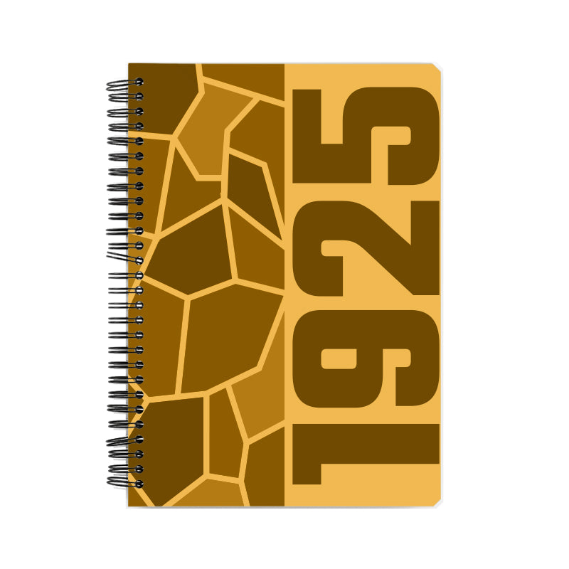 1925 Year Notebook (Golden Yellow)