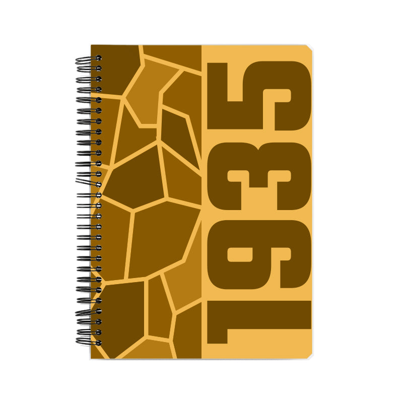 1935 Year Notebook (Golden Yellow)