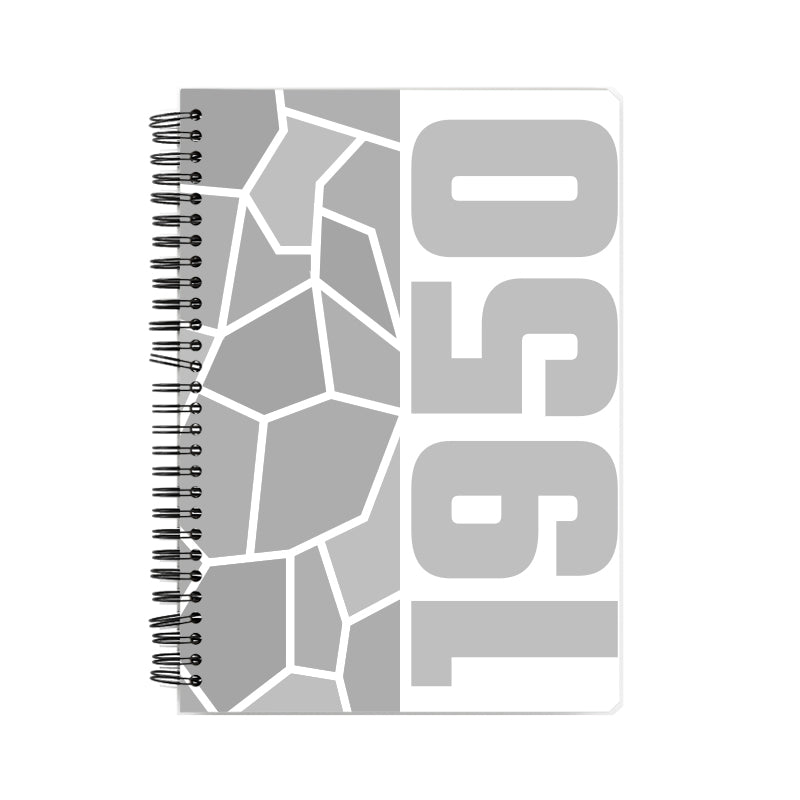 1950 Year Notebook (White)