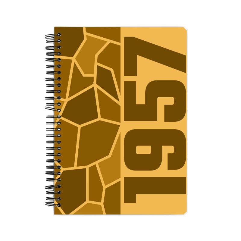 1957 Year Notebook (Golden Yellow)
