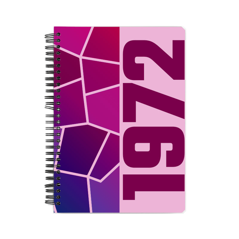 1972 Year Notebook (Light Pink)