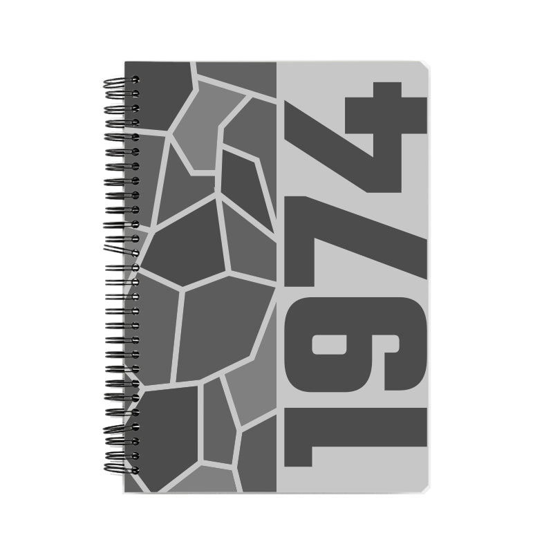 1974 Year Notebook (Melange Grey)