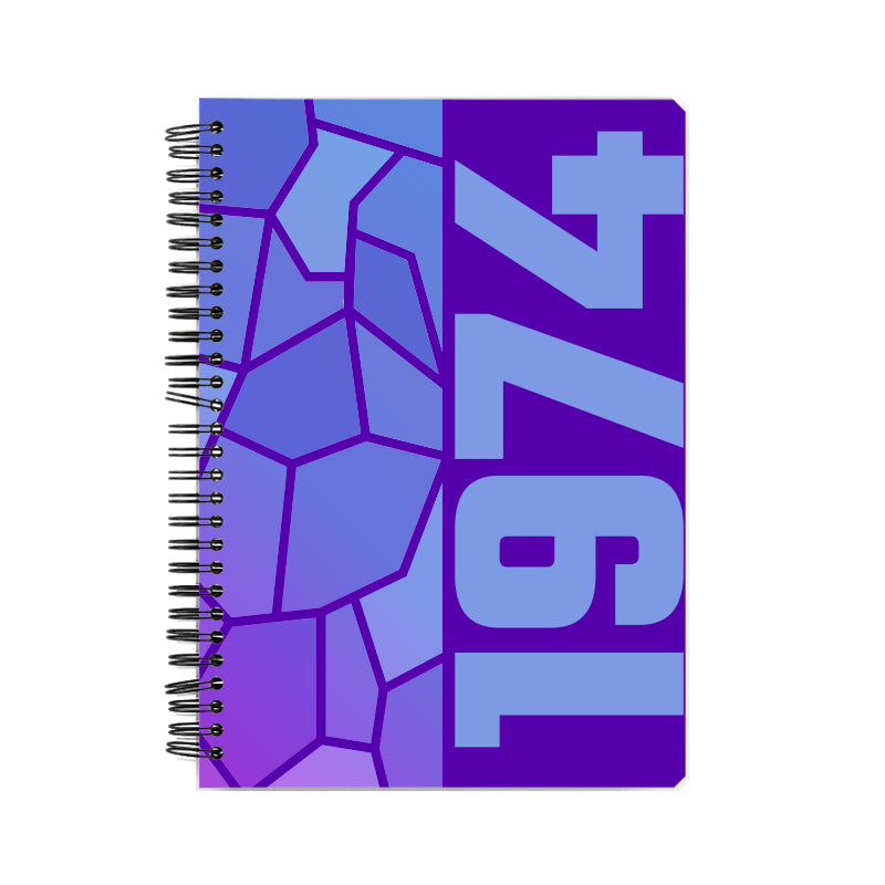 1974 Year Notebook (Purple)