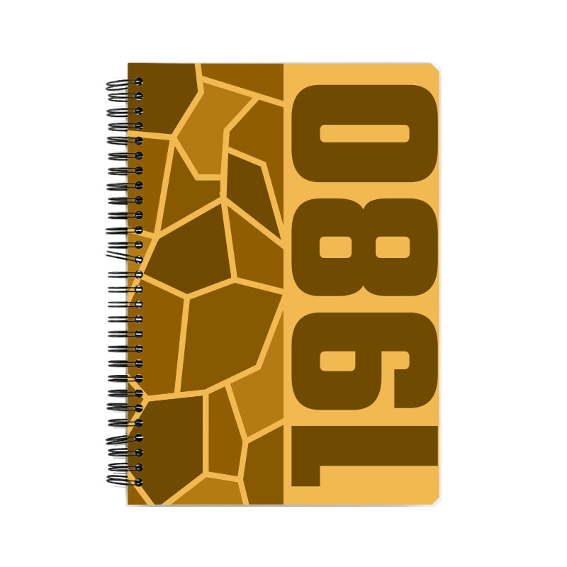 1980 Year Notebook (Golden Yellow)
