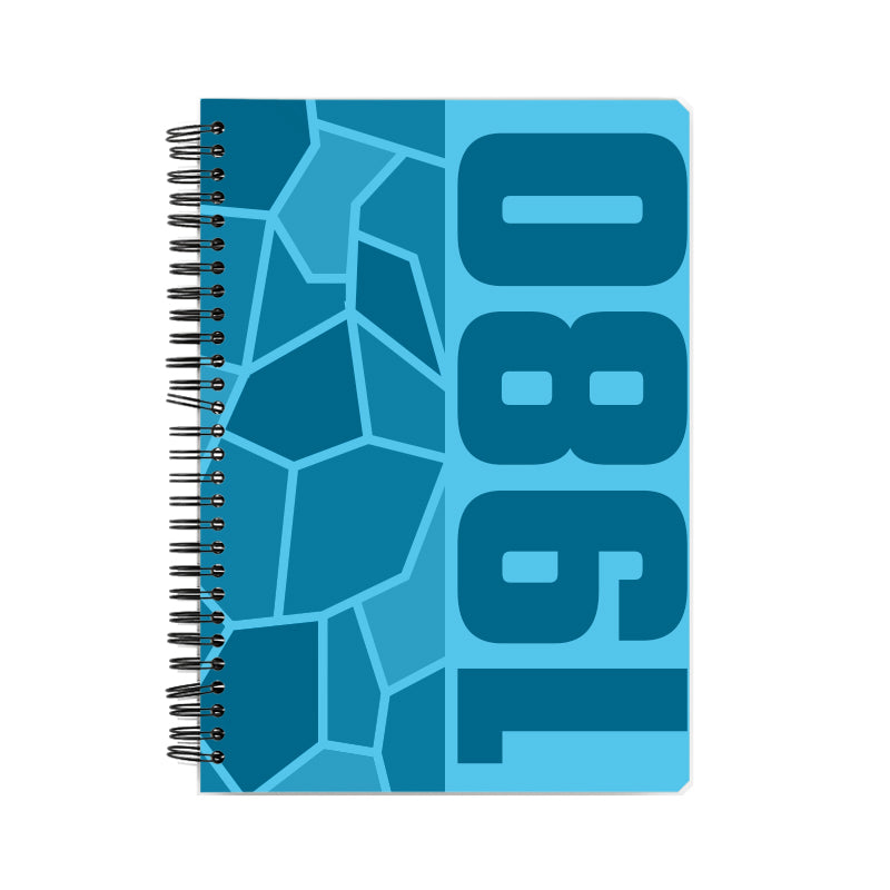 1980 Year Notebook (Sky Blue)
