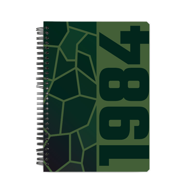 1984 Year Notebook (Olive Green)