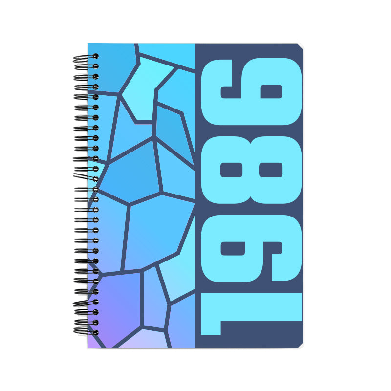 1986 Year Notebook (Navy Blue)